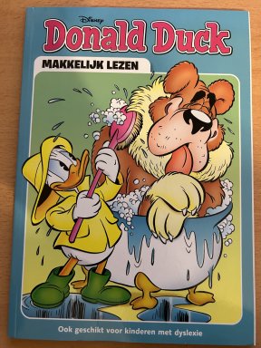 Donald Duck makkelijk lezen dyslexie stripboek serie