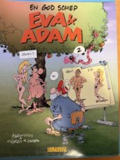 en god schiep Eva en Adam