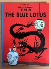 Kuifje blauwe lotus engelse uitvoering Tintin the