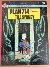 Kuifje Engelse taal TinTin plan 714 till Sydney