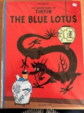 Kuifje Engelse taal TinTin the blue Lotus