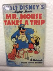 -- Walt Disney oude magneet Mr.Mouse takes a trip
