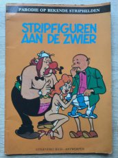 Parodie op striphelden Asterix en Suske en Wiske