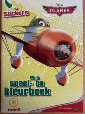 Planes speel-kleur sticker boek(nieuw boek)