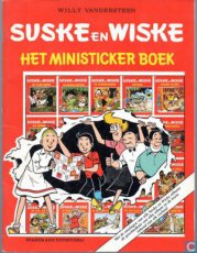 Suske en Wiske ministicker boek vol plaatjes.