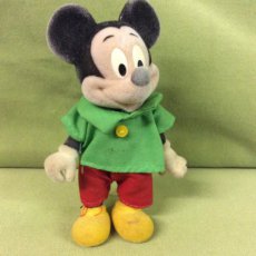+ Walt Disney oud stoffen Mickey mouse poppetje