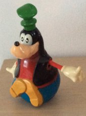 = Walt Disney oude draaitol van Goofy 13 cm hoog